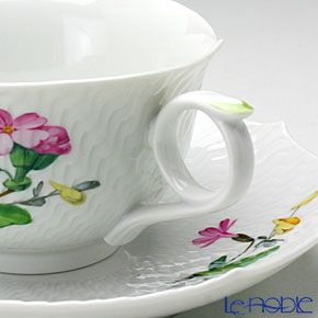 マイセン（Meissen） アルペンフローラ 616201／29633／03 ティーカップ＆ソーサー 170ml Motiv No.3 プリムラ（別名：サクラ草）