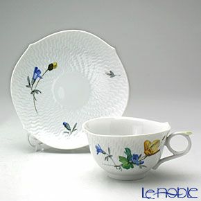 マイセン（Meissen） アルペンフローラ 616201／29633／05 ティーカップ＆ソーサー 170ml Motiv No.5 ポピー