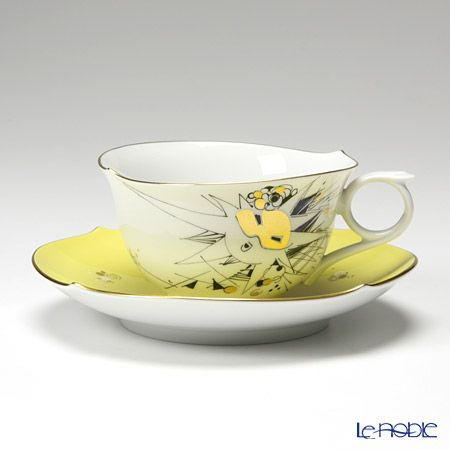 マイセン（Meissen） 祝祭舞踏会（イエロー） 617290／28633 ティーカップ＆ソーサー 170ml