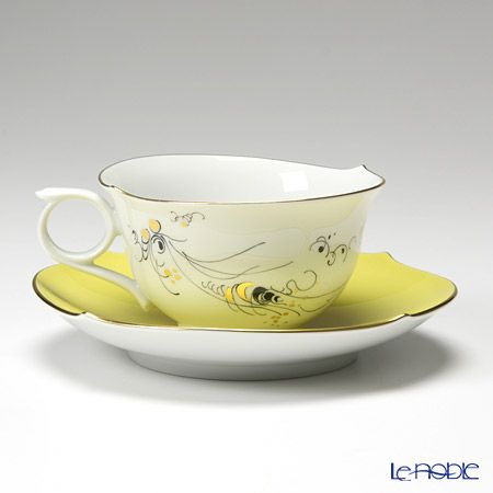 マイセン（Meissen） 祝祭舞踏会（イエロー） 617290／28633 ティーカップ＆ソーサー 170ml