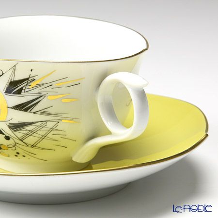 マイセン（Meissen） 祝祭舞踏会（イエロー） 617290／28633 ティーカップ＆ソーサー 170ml