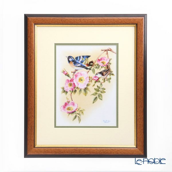 ヘレンド BIRDS-1 08112-0-91 陶板 20×15cm ペインターサイン入り