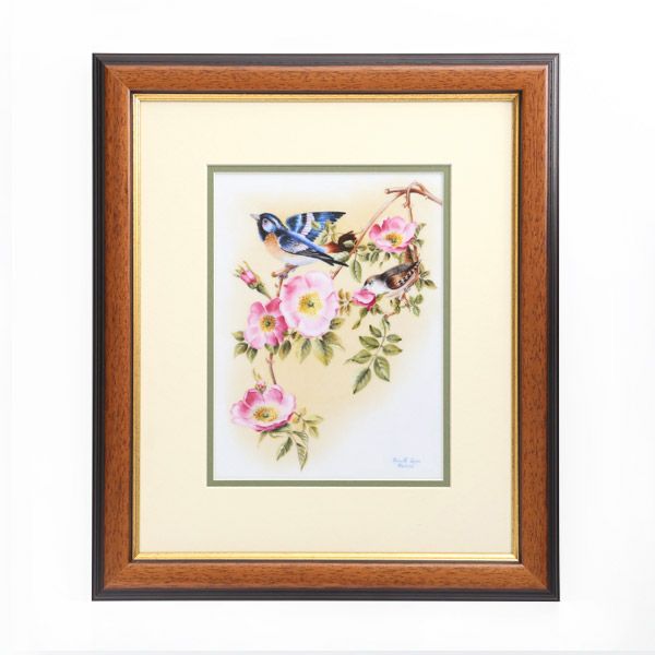 ヘレンド BIRDS-1 08112-0-91 陶板 20×15cm ペインターサイン入り