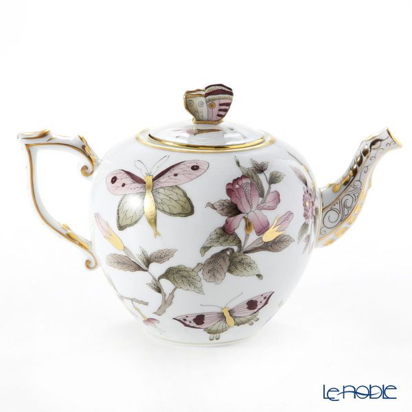 ヘレンド パステルヴィクトリア VICT2 00606-0-17 ティーポット チョウ 800ml