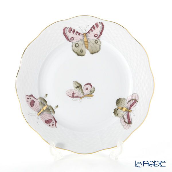 ヘレンド パステルヴィクトリア VICTP2 00517-0-00（パピヨン） プレート 19cm