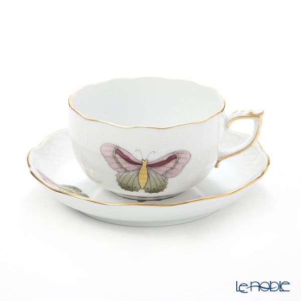 ヘレンド パステルヴィクトリア VICTP2 00724-0-00（パピヨン） ティーカップ＆ソーサー 200ml