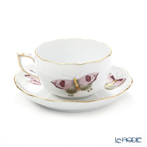 ヘレンド パステルヴィクトリア VICTP2 00724-0-00（パピヨン） ティーカップ＆ソーサー 200ml