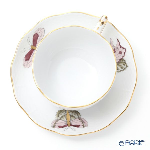 ヘレンド パステルヴィクトリア VICTP2 00724-0-00（パピヨン） ティーカップ＆ソーサー 200ml