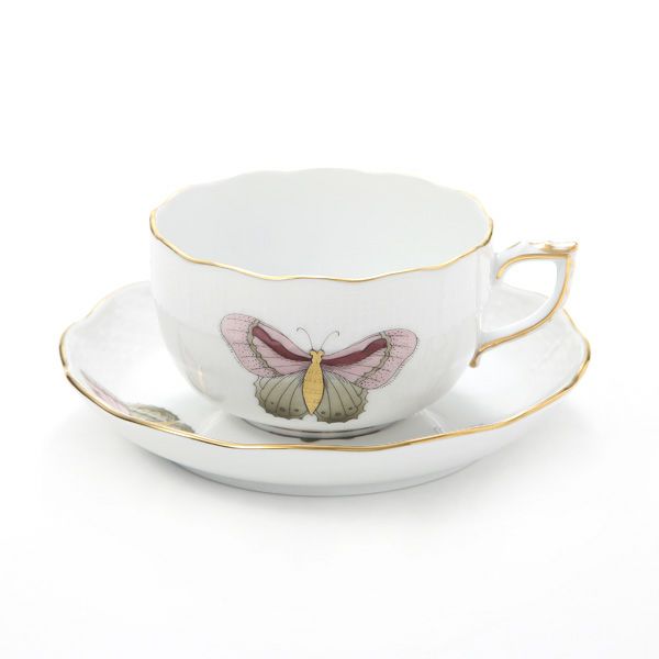 ヘレンド パステルヴィクトリア VICTP2 00724-0-00（パピヨン） ティーカップ＆ソーサー 200ml