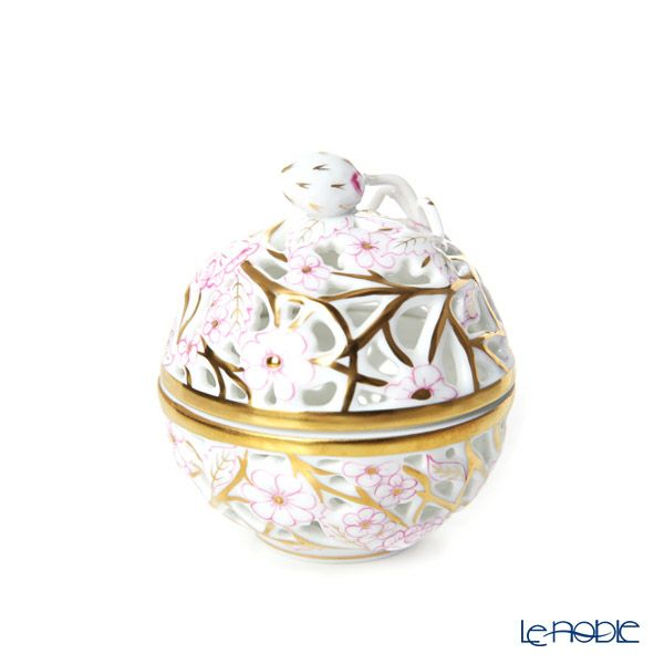 ヘレンド ヘレンドファンタジー CORP 透かしボンボン入れ ストロベリー 06215-0-11