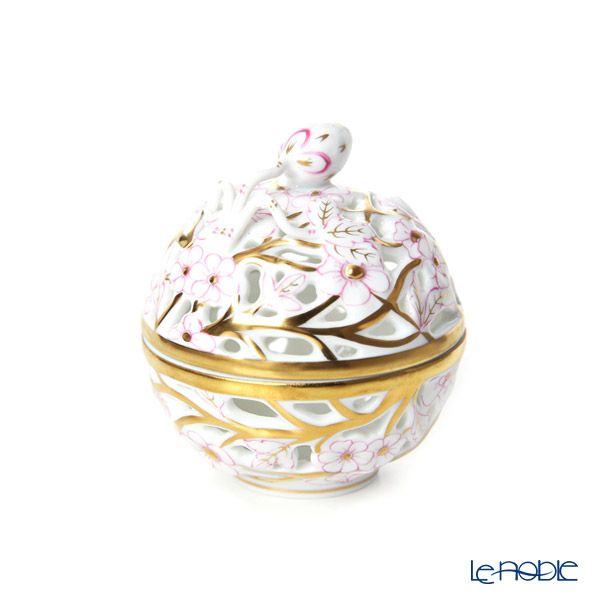 ヘレンド ヘレンドファンタジー CORP 透かしボンボン入れ ストロベリー 06215-0-11