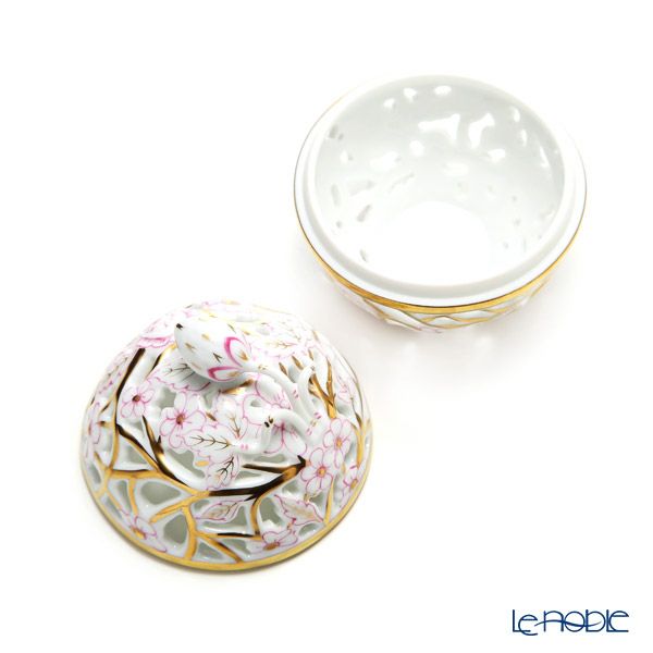 ヘレンド ヘレンドファンタジー CORP 透かしボンボン入れ ストロベリー 06215-0-11