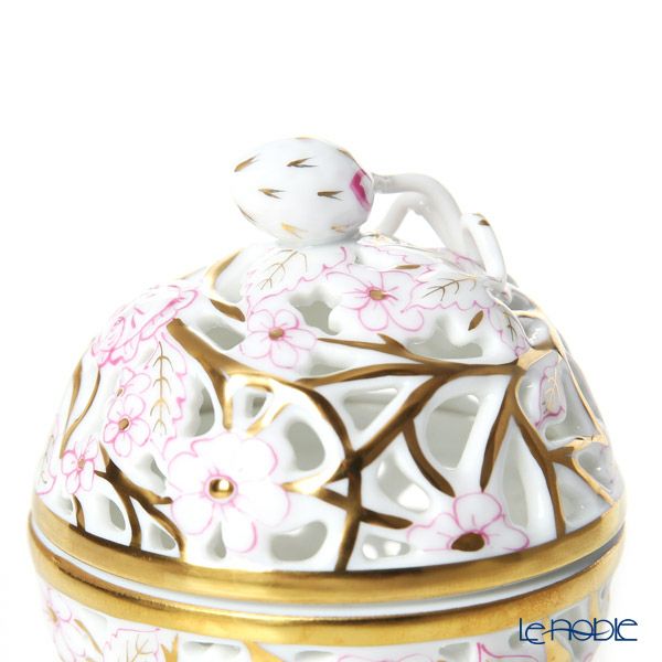 ヘレンド ヘレンドファンタジー CORP 透かしボンボン入れ ストロベリー 06215-0-11