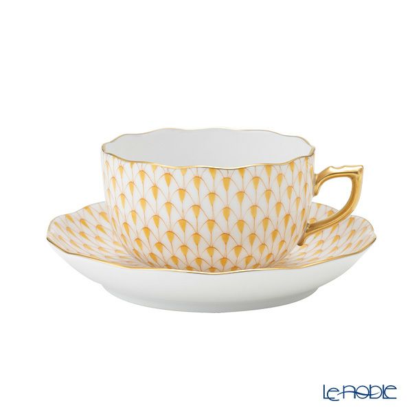 ヘレンド エカイユ イエロー VHJ ティーカップ＆ソーサー 200ml 20724-0-00