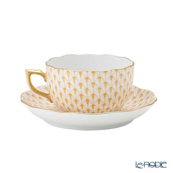 ヘレンド エカイユ イエロー VHJ ティーカップ＆ソーサー 200ml 20724-0-00