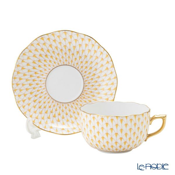 ヘレンド エカイユ イエロー VHJ ティーカップ＆ソーサー 200ml 20724-0-00