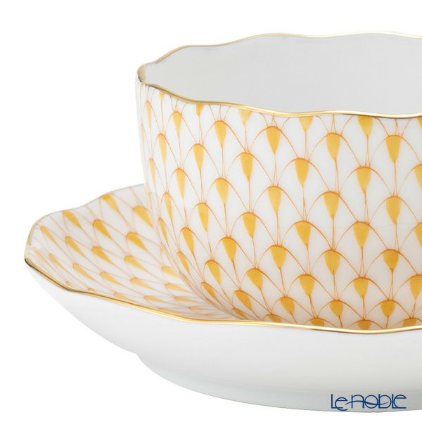 ヘレンド エカイユ イエロー VHJ ティーカップ＆ソーサー 200ml 20724-0-00