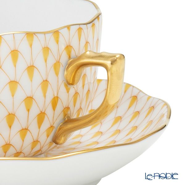ヘレンド エカイユ イエロー VHJ ティーカップ＆ソーサー 200ml 20724-0-00