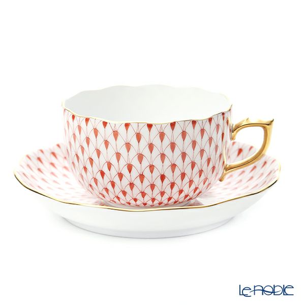 ヘレンド エカイユレッド VH 20724-0-00 ティーカップ＆ソーサー 200ml