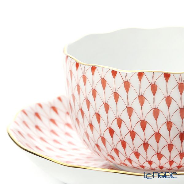 ヘレンド エカイユレッド VH 20724-0-00 ティーカップ＆ソーサー 200ml