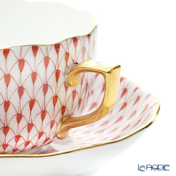 ヘレンド エカイユレッド VH 20724-0-00 ティーカップ＆ソーサー 200ml