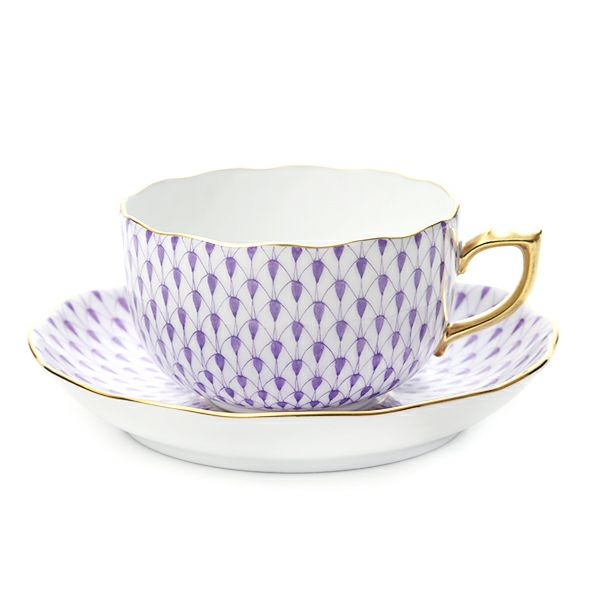 ヘレンド エカイユライラック VHL 20724-0-00 ティーカップ＆ソーサー 200ml