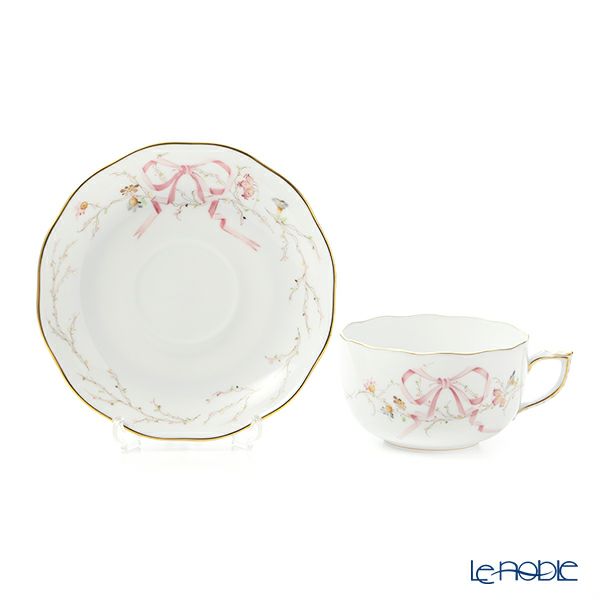 ヘレンド (HEREND) エデンピンク シンプル EDENSP-2 20724-0-00 ティーカップ＆ソーサー 200ml