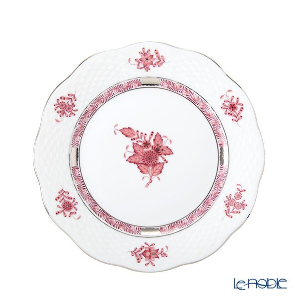 ヘレンド アポニーモーヴプラチナ AP2-PT 00517-0-00 プレート 19cm