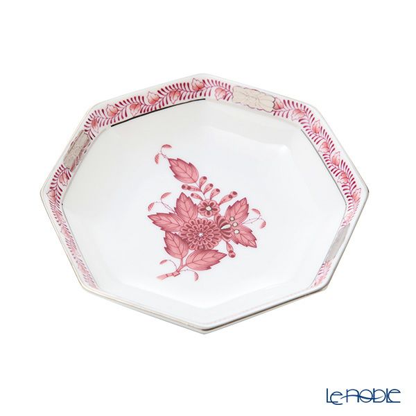 ヘレンド アポニーモーヴプラチナ AP2-PT 04307-1-00 小皿（オクタゴナル） 11cm