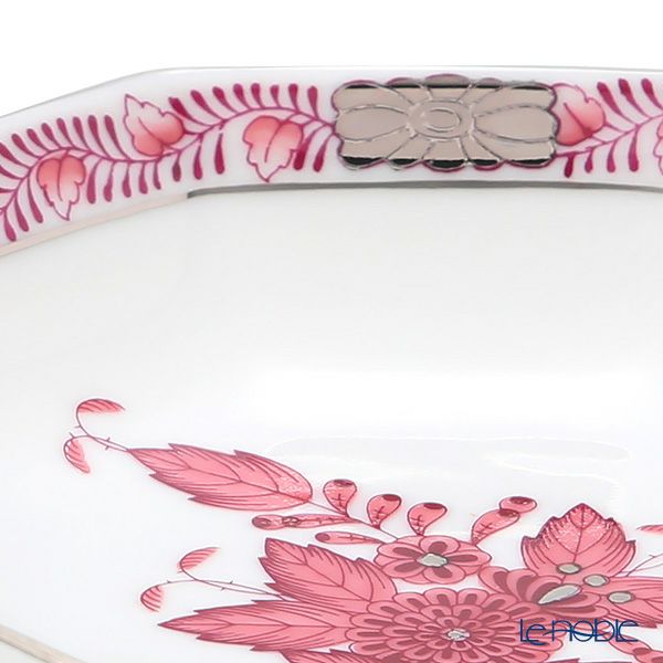 ヘレンド アポニーモーヴプラチナ AP2-PT 04307-1-00 小皿（オクタゴナル） 11cm