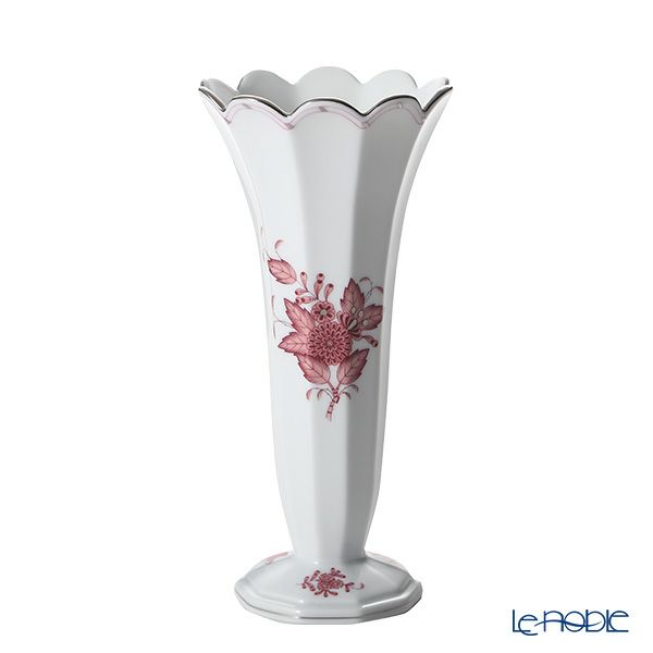 ヘレンド アポニーモーヴプラチナ AP2-PT ベース 22cm 07075-0-00