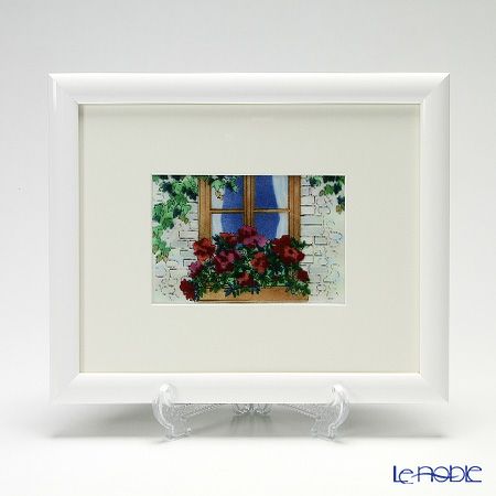 京七宝額（アートSHIPPO） 窓辺 額ホワイト 23.5×28.5cm