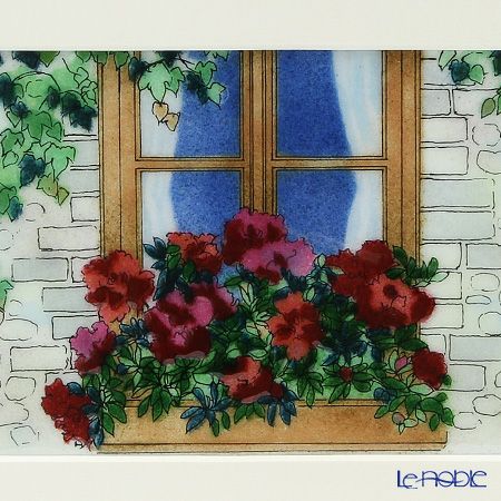 京七宝額（アートSHIPPO） 窓辺 額ホワイト 23.5×28.5cm