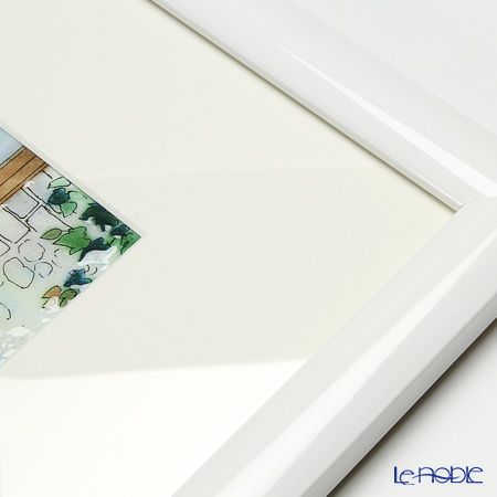 京七宝額（アートSHIPPO） 窓辺 額ホワイト 23.5×28.5cm