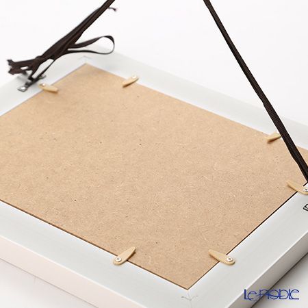 京七宝額（アートSHIPPO） 平等院 新緑 額24×29.5cm ホワイト