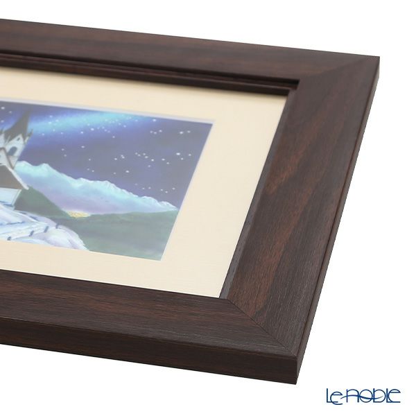 京七宝額（アートSHIPPO） 星降る教会 額・ダークブラウン 31.5×31.5cm