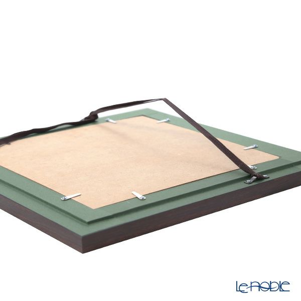 京七宝額（アートSHIPPO） 星降る教会 額・ダークブラウン 31.5×31.5cm