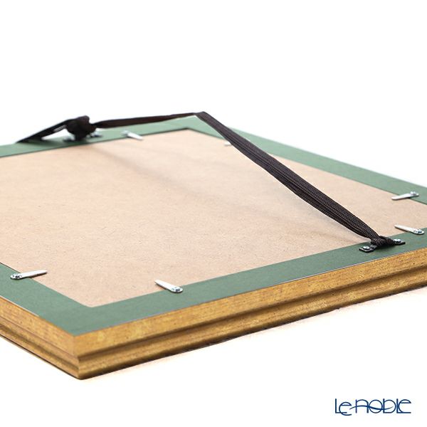 京七宝額（アートSHIPPO） 京都 嵯峨野の竹林 額 32.7×32.7cm 金・ガラス 七宝焼