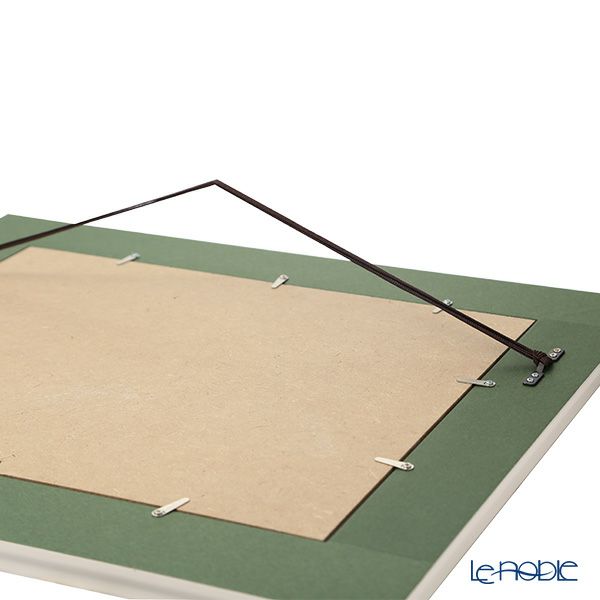 京七宝額（アートSHIPPO） アリュームの庭 額布目・アイボリー 39×46cm