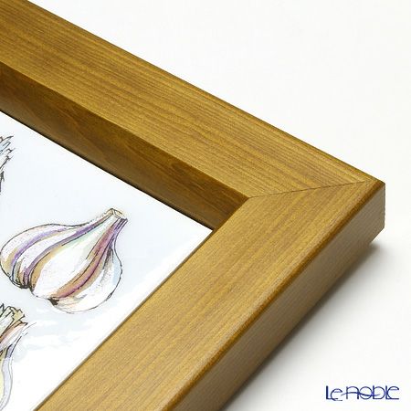 京七宝額（アートSHIPPO） ベジタブル ニンニク 額ナチュラル 16.8×16.8cm