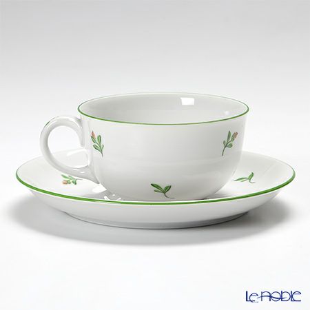 アウガルテン（AUGARTEN） ウィンナーフラワー（5089F） 洋ラン ティーカップ＆ソーサー（S） 200ml（001）