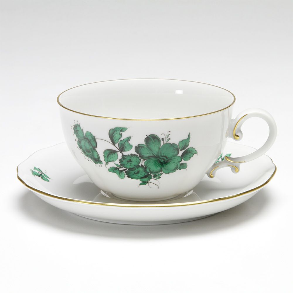 アウガルテン（AUGARTEN） マリアテレジア（5098F） スミレ ティーカップ＆ソーサー 250ml（062）