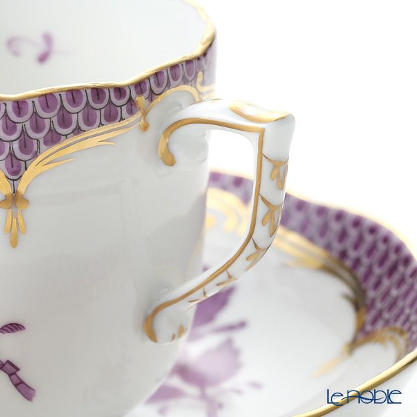 ヘレンド アポニーライラック ライラックスケール 00707-0-00 モカカップ＆ソーサー 150ml