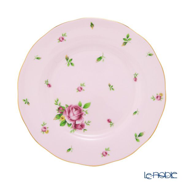 ロイヤル・アルバート ニューカントリーローズ（ピンク） ヴィンテージ プレート 20cm