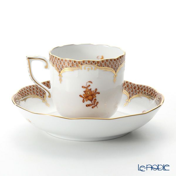 ヘレンド アポニーマロン マロンスケール 00707-0-00 モカカップ＆ソーサー 150ml