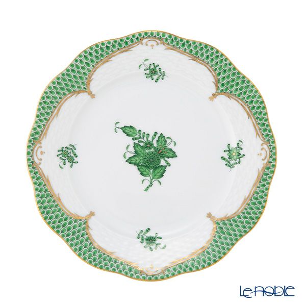 ヘレンド アポニーグリーン グリーンスケール AV-EV ティーセット