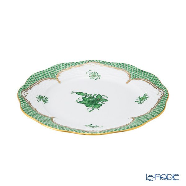 ヘレンド アポニーグリーン グリーンスケール AV-EV ティーセット