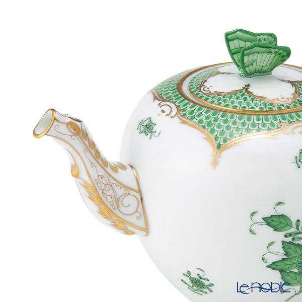 ヘレンド アポニーグリーン グリーンスケール AV-EV ティーセット