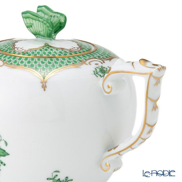 ヘレンド アポニーグリーン グリーンスケール AV-EV ティーセット