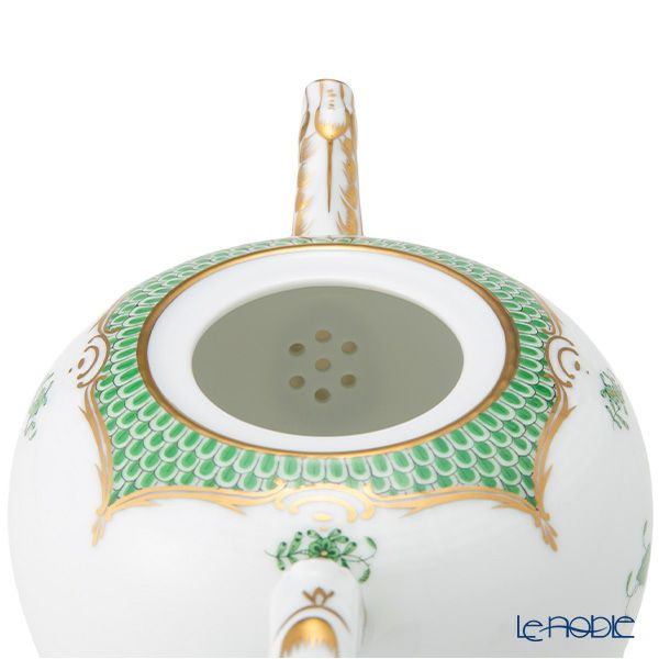 ヘレンド アポニーグリーン グリーンスケール AV-EV ティーセット